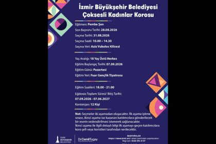 İzmir’de Sanat Eğitimi Dönemi Başlıyor: Yeni Kurslar İçin Başvurular Açıldı